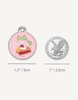 🥧 dog tag - cute as pie