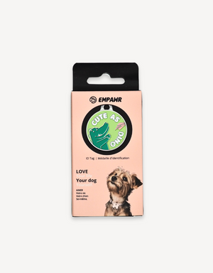 🦖 dog tag - cute as dino