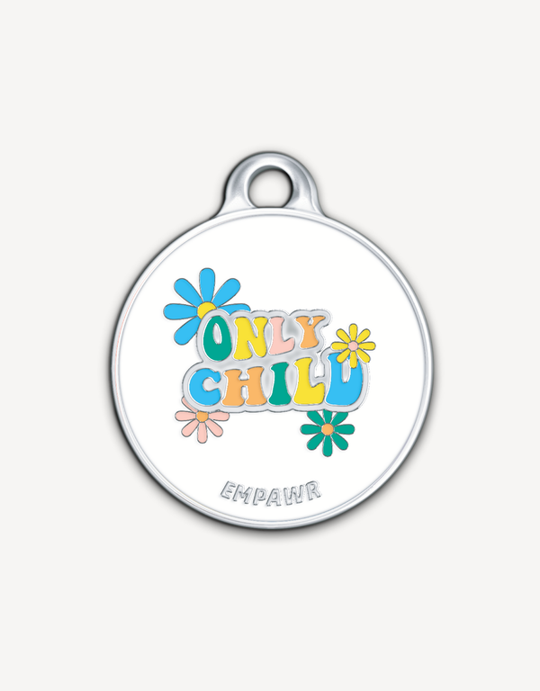 🌱 dog tag - only child
