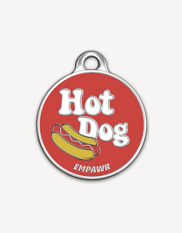 🌭 dog tag - hot dog