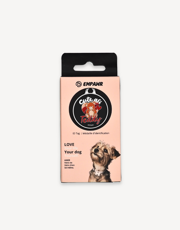 🧸 dog tag - cute as teddy