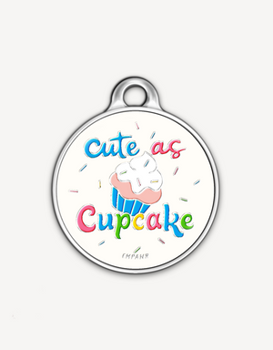 🧁 dog tag - cute as cupcake