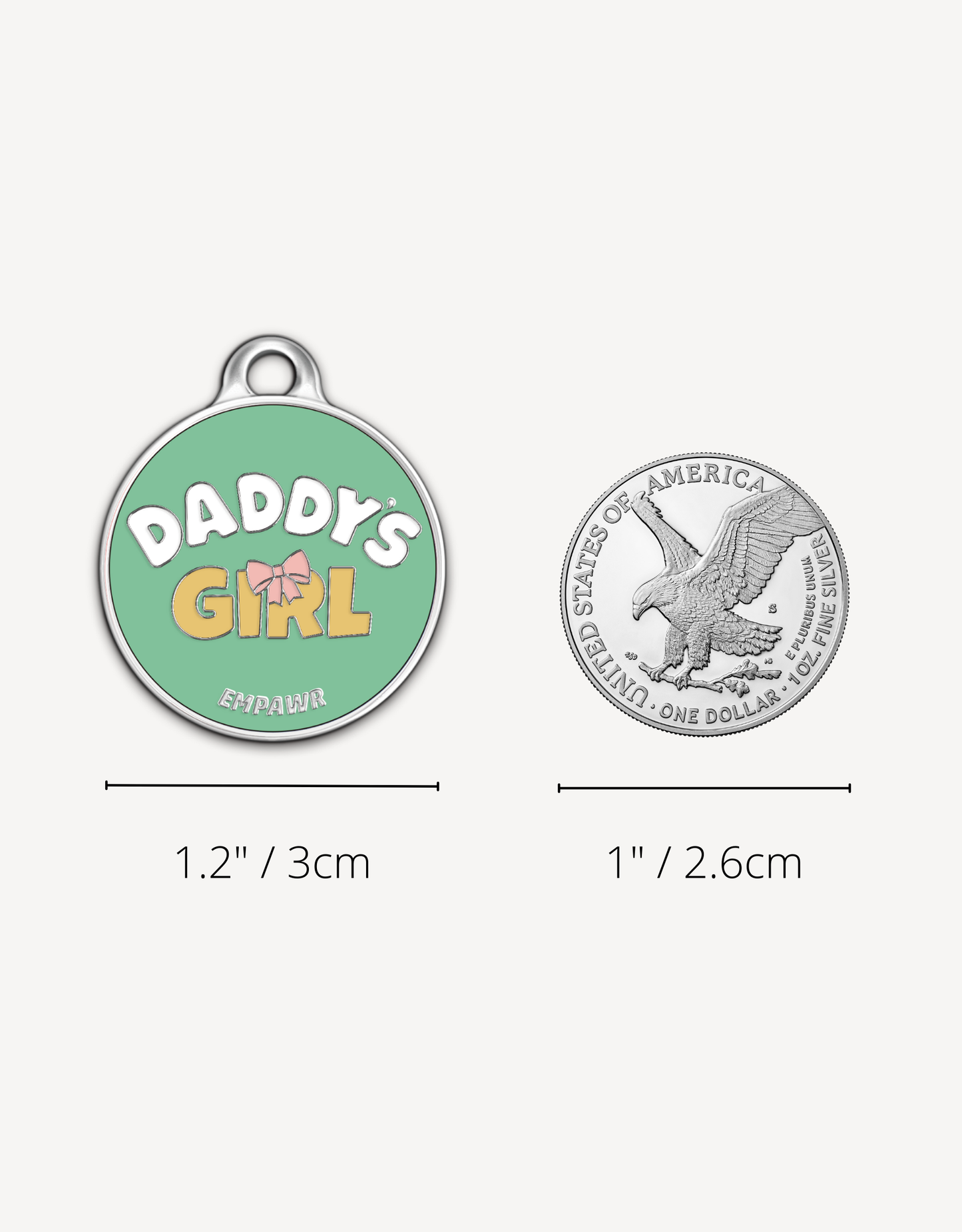 🏅 dog tag - daddy's girl