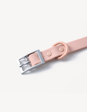 city dog collar - blush