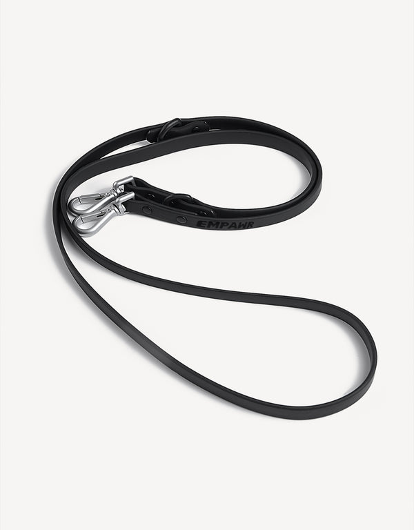city dog leash - black