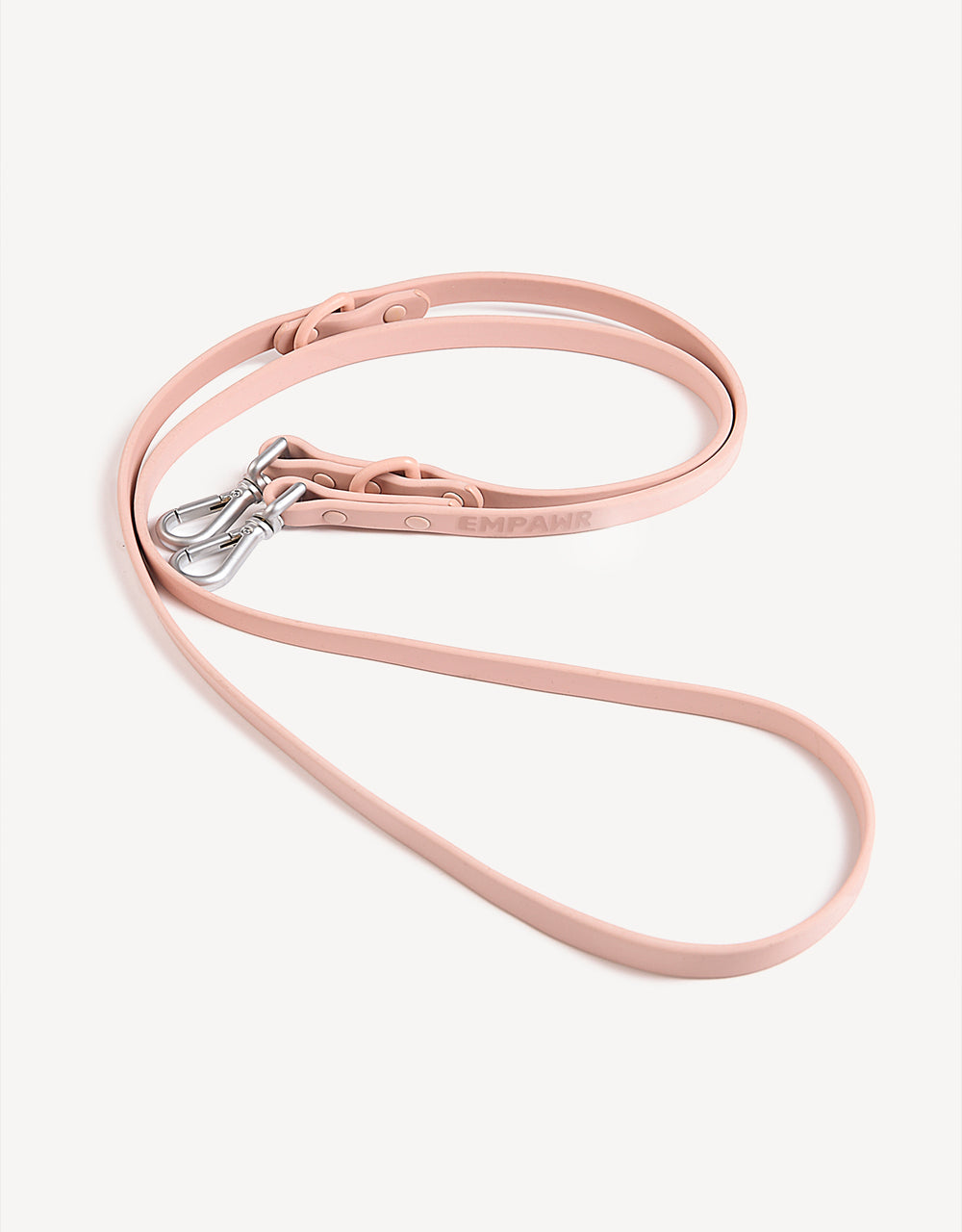 city dog leash - blush
