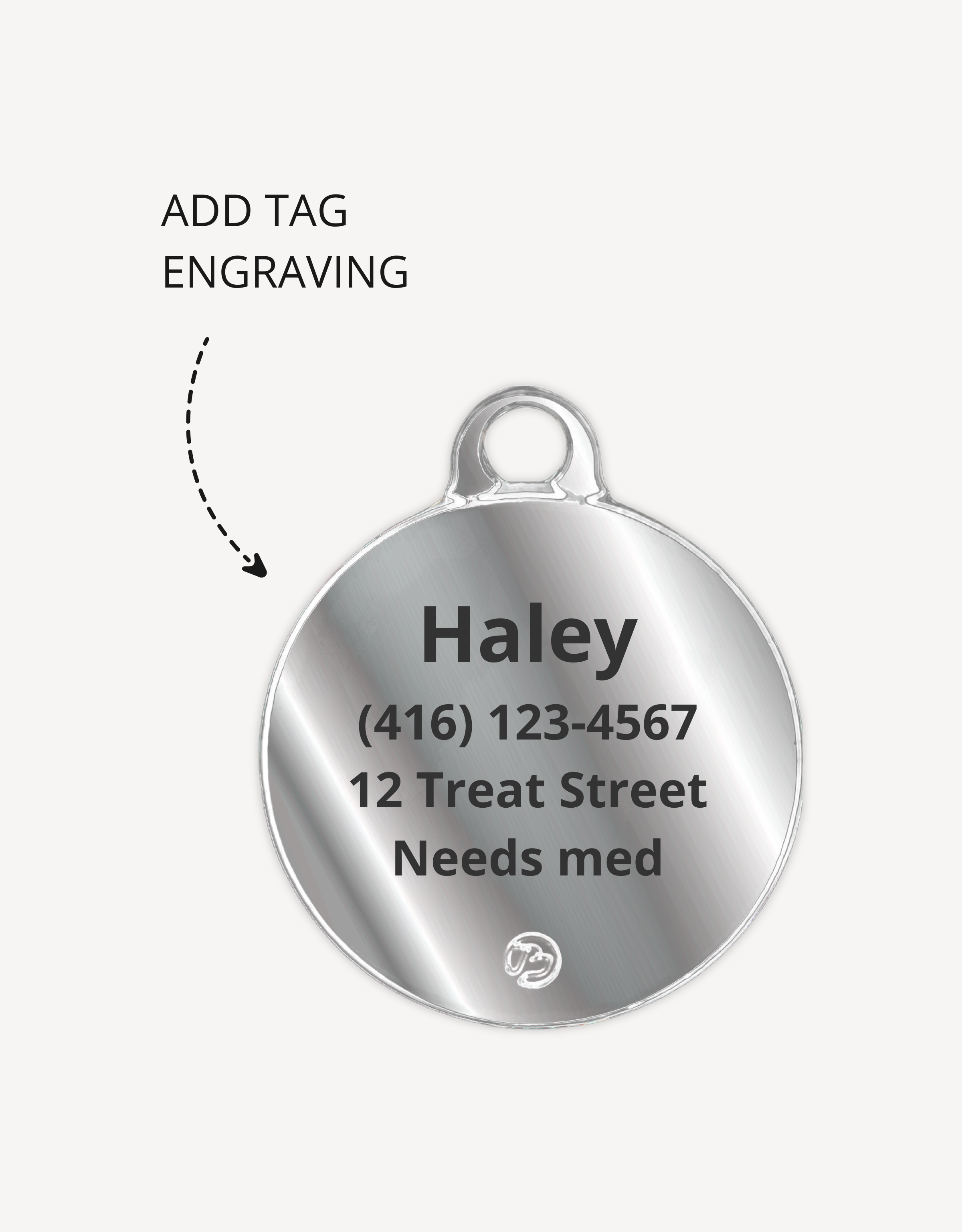 Only Child Charm Custom Dog Tag | Pet ID Tag