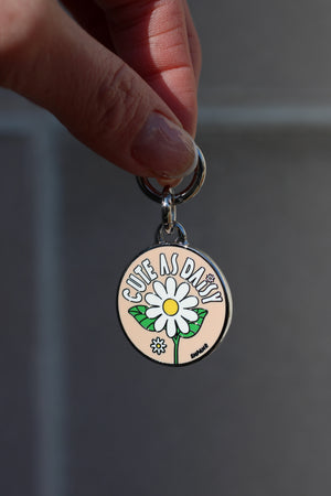 🌼 dog tag - cute as daisy