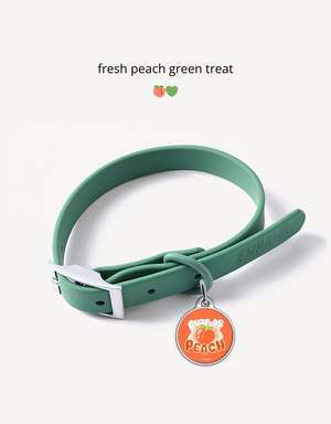 fresh peach green treats 🍑💚