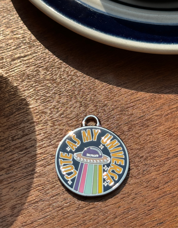 🪐 dog tag - cute as my universe