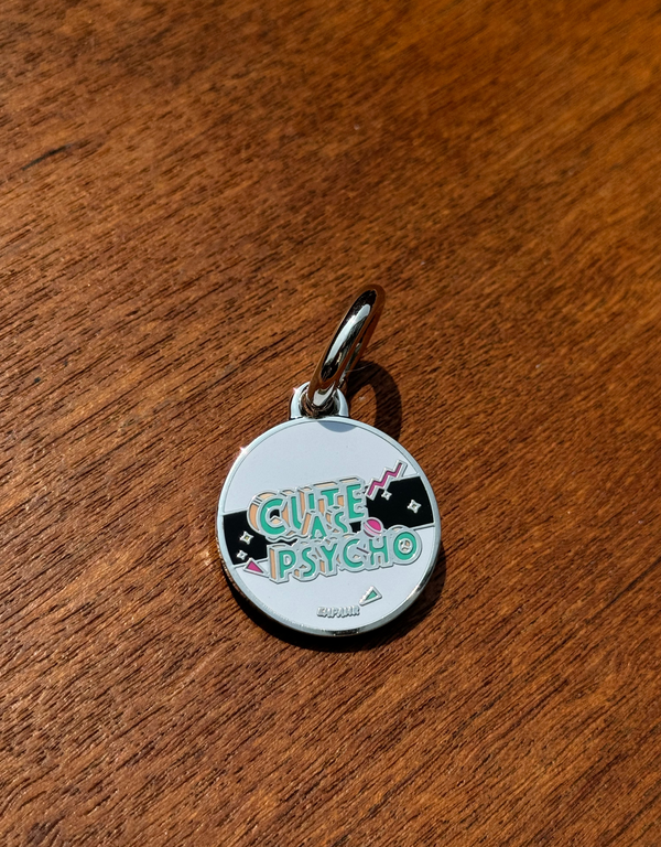 🍭 dog tag - cute as psycho