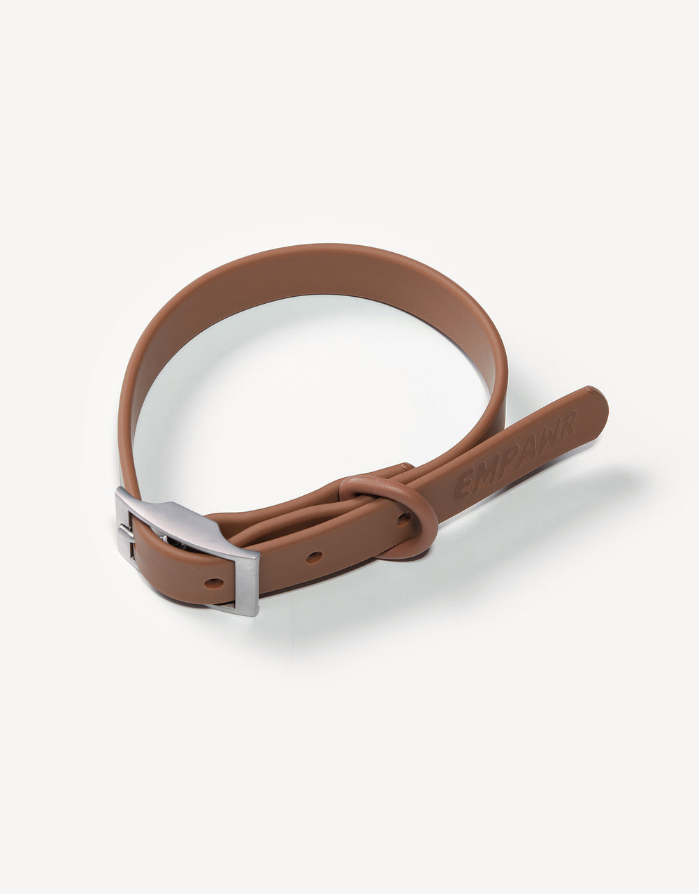 city dog collar - coffee