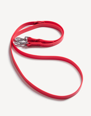 city dog leash - cherry