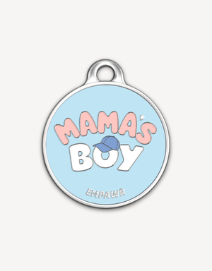 Empawr "Mama's Boy" charm with baseball cap.