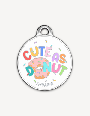 Cute as Donut ID Tag