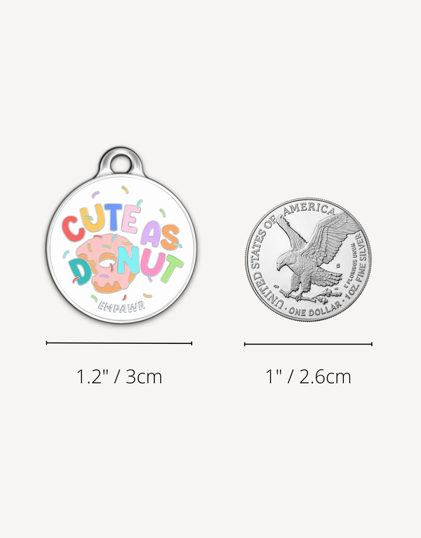 Cute as Donut ID Tag