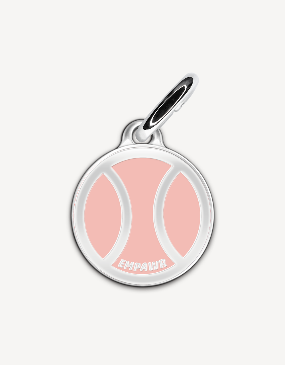 Playful “I Love Balls” personalized dog ID tag by EMPAWR — engraved pet tag with your dog’s details.