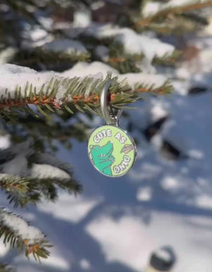 🦖 dog tag - cute as dino