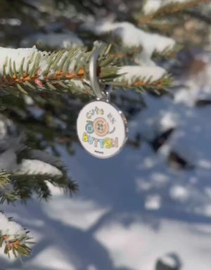 🧵 dog tag - cute as button