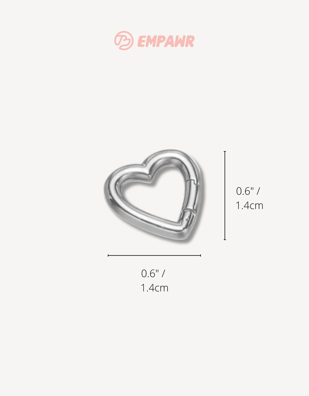 🔗 trigger heart dog tag clip accessory