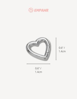 🔗 trigger heart dog tag clip accessory