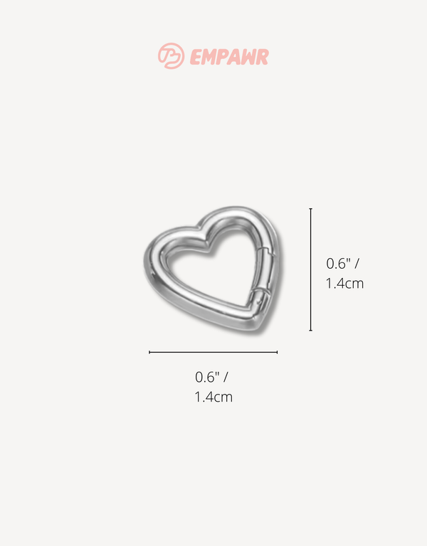 🔗 trigger heart dog tag clip accessory