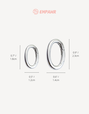 🔗 trigger rounded-oval dog tag clip accessory