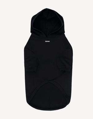 Dog Hoodie Black Cute