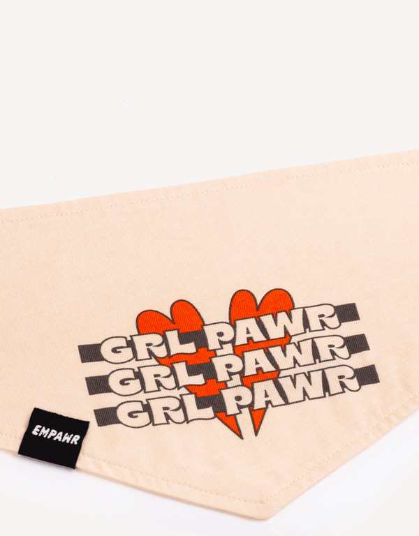 Beige Dog Bandana Cool